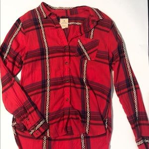 American Eagle vintage Boyfriend Plaid